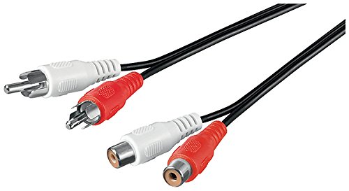 Goobay 3 Stück Verlängerungskabel Audio Cinch 5 m Goobay 3 Stück Verlängerungskabel Audio Cinch 5 m von goobay