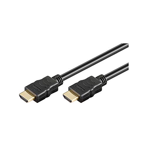 Goobay 31887 High Speed HDMI Kabel mit Ethernet, Vergoldet von goobay