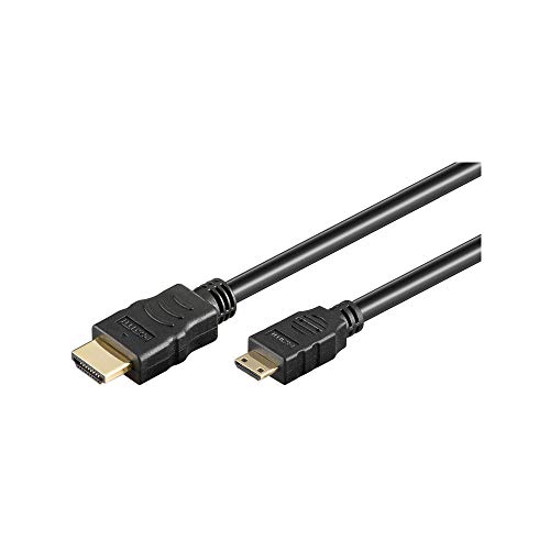 Goobay 31931 HDMI High Speed Kabel, 4K, Ultra-HD, Full-HD, 3D, HDMI-Stecker Typ A > HDMI-Mini-Stecker Typ C, vergoldete Stecker, schwarz, 1,5 m Goobay 31931 HDMI High Speed Kabel, 4K, Ultra-HD, Full-HD, 3D, HDMI-Stecker Typ A > HDMI-Mini-Stecker Typ C, vergoldete Stecker, schwarz, 1,5 m von goobay