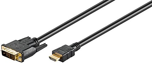 Goobay 33887 DVI-D/HDMI Kabel, Vergoldet - DVI-D-Stecker Single-Link (18+1 pin) > HDMI-Stecker (Typ A) von goobay