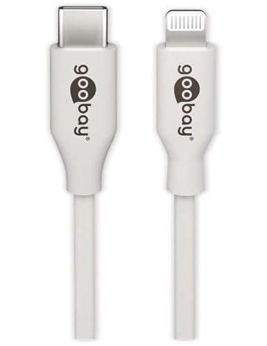 Goobay 39446 Lightningkabel 1m / Apple Lightning auf USB C Ladekabel / High Speed 480 Mbits / Aufladekabel Handyladekabel iPad iPhone AirPods / Weiß / 1m Goobay 39446 Lightningkabel 1m / Apple Lightning auf USB C Ladekabel / High Speed 480 Mbits / Aufladekabel Handyladekabel iPad iPhone AirPods / Weiß / 1m von goobay