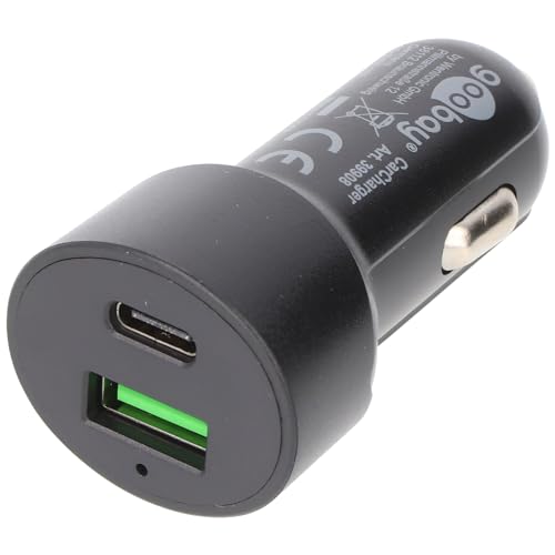 goobay Ladegerät Dual-USB Auto Schnellladegerät USB-C PD (Power Delivery) goobay Ladegerät Dual-USB Auto Schnellladegerät USB-C PD (Power Delivery) von goobay