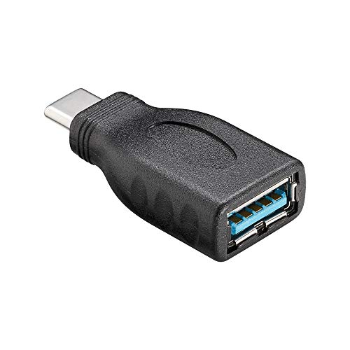 Goobay 45395 USB-C / USB-A OTG Super Speed Adapter für den Anschluss von Ladekabeln - Wandelt USB-C Buchse in USB-A Buchse um von goobay