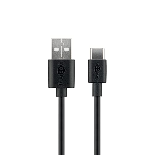 Goobay 45735 USB-C Kabel auf USB-A – Ladekabel mit 3 A für Smartphone und Tablet – 1 Meter von goobay