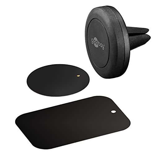 Goobay 47145 Magnethalterungs-Set / Handyhalterung für Auto Lüftung / Universal / Slim Design für Smartphone Autohalterung Schwarz Goobay 47145 Magnethalterungs-Set / Handyhalterung für Auto Lüftung / Universal / Slim Design für Smartphone Autohalterung Schwarz von goobay