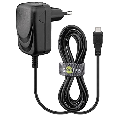 Goobay 49529 Micro USB Ladegerät für Smartphones mit 1,5m Ladekabel Micro USB - Netzteil 5V 1A für die Steckdose - 1000 mAh Stromadapter zum Aufladen oder betreiben von Musikboxen und Tablets Goobay 49529 Micro USB Ladegerät für Smartphones mit 1,5m Ladekabel Micro USB - Netzteil 5V 1A für die Steckdose - 1000 mAh Stromadapter zum Aufladen oder betreiben von Musikboxen und Tablets von goobay