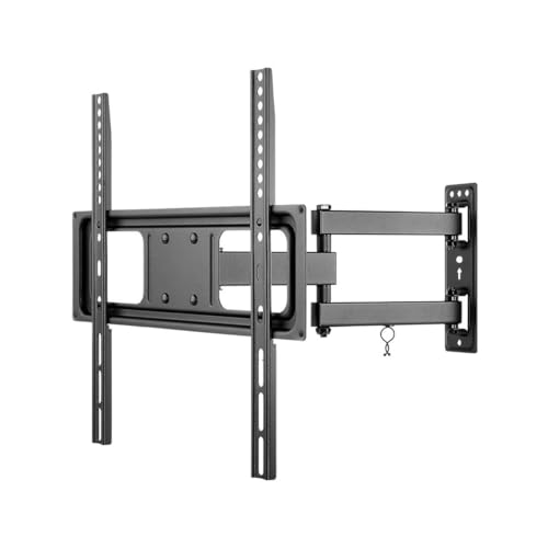 Goobay 49744 Wandhalterung 55 Zoll ausziehbar und vollbeweglich für Fernseher und Monitore von 32 bis 55“ bis 35Kg max. VESA 400x400, schwarz von goobay