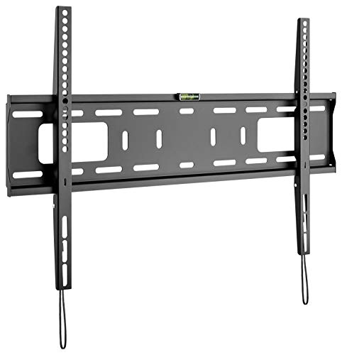 Goobay 49891 TV-Wandhalterung Pro Fixed (L), 37" bis 70" (94 cm – 178 cm), 50 Kg, einfache & sichere Befestigung, Vesa Standard, QLED/LED, Schwarz von goobay