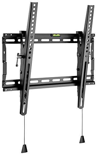 Goobay 49909 TV-Wandhalterung Pro TILT (M) 32" bis 55" (81-140 cm), 70 Kg, neigbar, seitliche Verschiebung, Schwarz von goobay