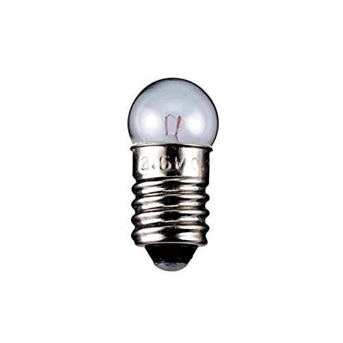 Goobay 5 x Glühbirne Torch Kugelblumen 1,14 W Sockel E10 3,7 V (DC) 300 mA H 24 mm von goobay