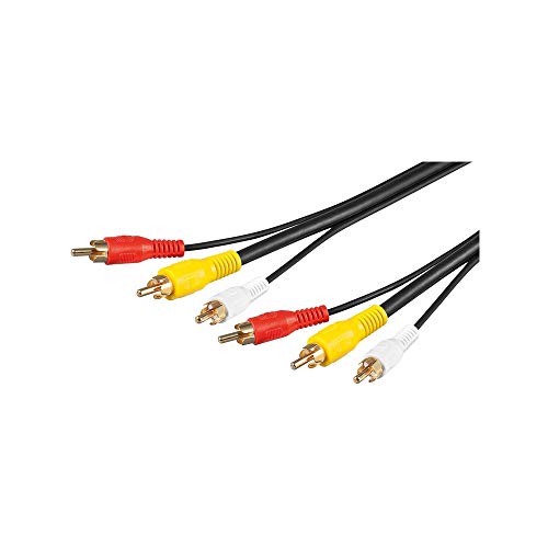 Goobay 50342 Composite Audio Video Anschlusskabel, 3x Cinch mit RG59 Videoleitung Goobay 50342 Composite Audio Video Anschlusskabel, 3x Cinch mit RG59 Videoleitung von goobay