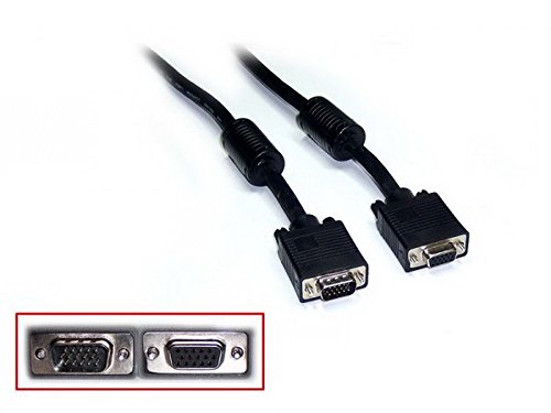 Goobay 50487 Monitorverlängerung Full HD SVGA gold 5m schwarz von goobay