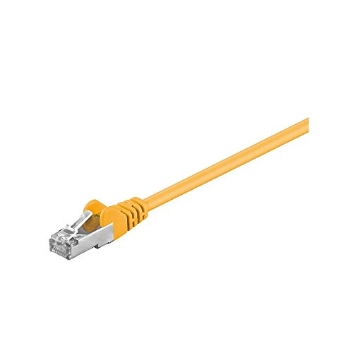 Goobay 50869 CAT 5e Patchkabel, F/UTP, Gelb, CCA Kupfergemisch von goobay