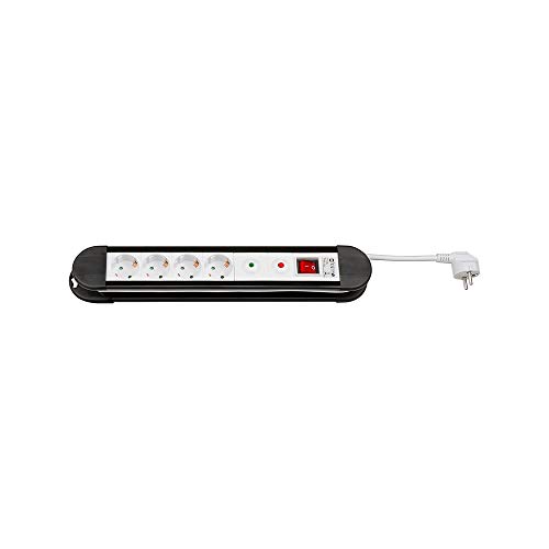 Goobay 51280 Steckdosenleiste mit spannungsschutz, 1, 4 m Schwarz / Weiß Goobay 51280 Steckdosenleiste mit spannungsschutz, 1, 4 m Schwarz / Weiß von goobay