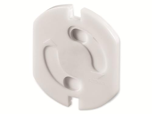 Goobay 51319 5 x Steckdosenschutz, Steckdosensicherung, Kindersicherung für Babys, mit Drehmechanik, ohne kleben - selbstklebend, schraubbar, weiß Goobay 51319 5 x Steckdosenschutz, Steckdosensicherung, Kindersicherung für Babys, mit Drehmechanik, ohne kleben - selbstklebend, schraubbar, weiß von goobay