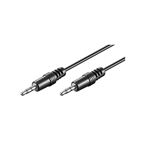 Goobay 51661 Kopfhörer- und Audio Verlängerungskabel AUX; 3-polig; 3,5 mm Klinke 3,5 mm Stecker (3-Pin, Stereo) auf Klinke 3,5 mm Stecker (3-Pin, Stereo), Schwarz, 10 Meter von goobay