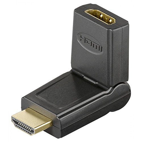 Goobay 51721 HDMI Adapter 180° vergoldet schwarz von goobay