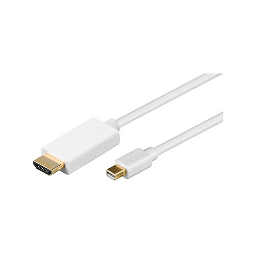 Goobay 52860 Mini DisplayPort/HDMI Adapterkabel 1.2, Vergoldet - Mini DisplayPort-Stecker > HDMI-Stecker (Typ A) von goobay