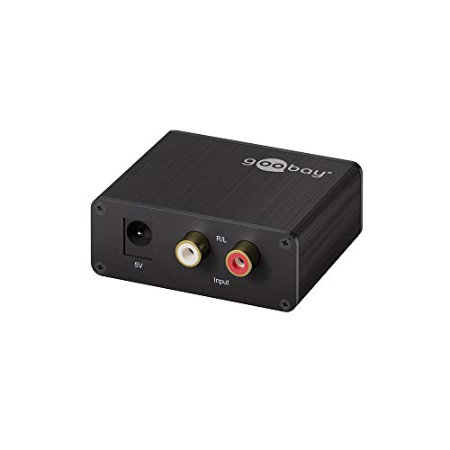 Goobay 58966 Digital / Analog Audio Wandler konvertiert digitale optische und coaxiale Signale in analoge Audiosignale von goobay