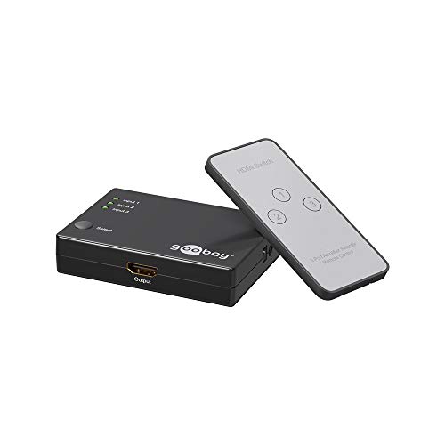 Goobay 58981 HDMI Umschaltbox, 3 Eingänge / 1 Ausgang von goobay