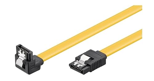 Goobay 60020 HDD SATA Kabel Clip, 0,5 m gelb von goobay