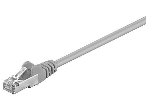 Goobay 60146 CAT 5e Patchkabel, SF/UTP, Grau, CCA Kupfergemisch von goobay