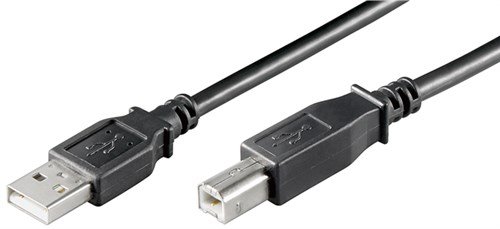Goobay 61597 USB 2.0 Hi-Speed Kabel, 3 m schwarz von goobay