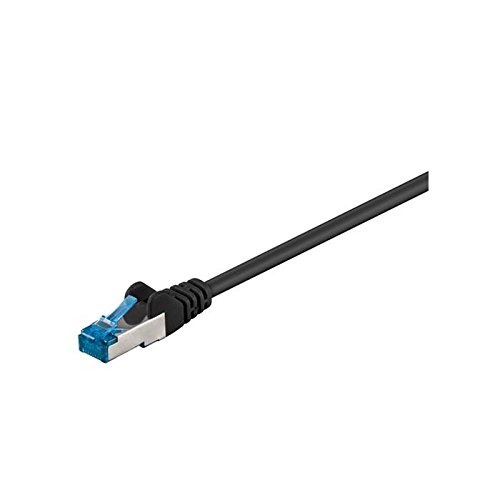 Goobay 61746 CAT 6a Patchkabel, S/FTP (PiMF), Schwarz von goobay