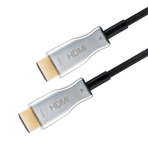 Goobay 65569 Aktives Optisches Hybrid HDMI Kabel AOC / 4K @ 60 Hz UHD High Speed HDMI Anschlusskabel mit Ethernet / 18 Gbits Glasfaserkabel/Schwarz / 40m Goobay 65569 Aktives Optisches Hybrid HDMI Kabel AOC / 4K @ 60 Hz UHD High Speed HDMI Anschlusskabel mit Ethernet / 18 Gbits Glasfaserkabel/Schwarz / 40m von goobay