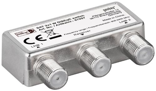Goobay 67057 DiSEqC 2.0 Umschalter 2x1 Goobay 67057 DiSEqC 2.0 Umschalter 2x1 von goobay