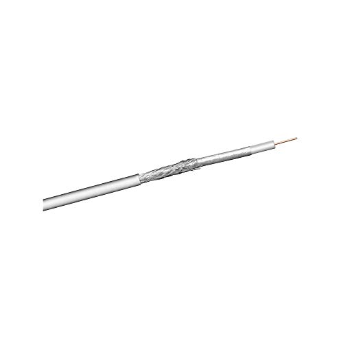Goobay 67095 SAT Koaxialkabel Satellitenkabel 100 dB / Antennenkabel 50m / 2fach geschirmt / Kabelfernsehen HDTV - DVB-T - DVB-S Fernsehkabel / Class A Kupfer Koax Kabel / Weiß / 50m Goobay 67095 SAT Koaxialkabel Satellitenkabel 100 dB / Antennenkabel 50m / 2fach geschirmt / Kabelfernsehen HDTV - DVB-T - DVB-S Fernsehkabel / Class A Kupfer Koax Kabel / Weiß / 50m von goobay