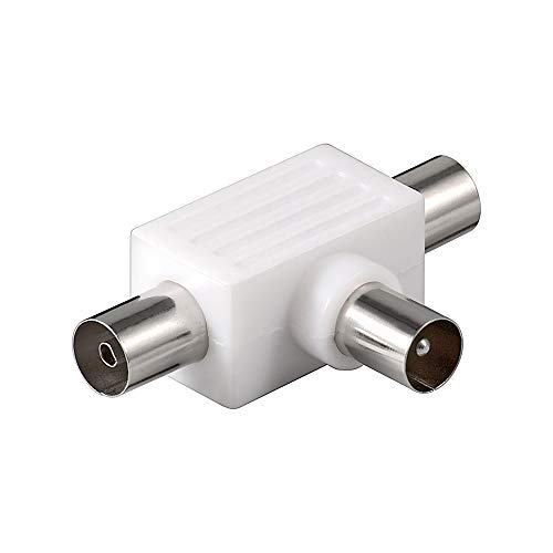 Goobay 67218 Koax T-Adapter, 2x Koax-Buchse - Koax-Stecker Goobay 67218 Koax T-Adapter, 2x Koax-Buchse - Koax-Stecker von goobay