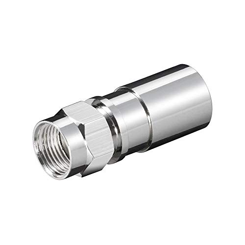 Goobay 67239 Kompression F-Stecker, 8, 2 mm - Kupfer-Nickel von goobay