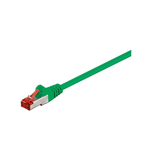 Goobay 68293 CAT 6 Patchkabel, S/FTP (PiMF), Grün von goobay