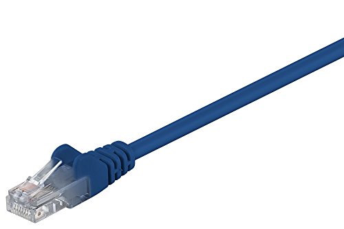 Goobay 68385 CAT 5e Verbindungskabel, U/UTP, Blau, 7,5 m Kabellänge von goobay