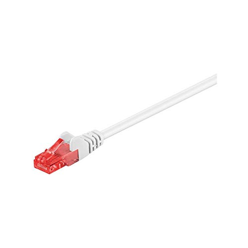 Goobay 68633 CAT 6 Patchkabel, U/UTP, Weiß von goobay