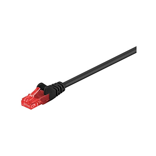 Goobay 68682 CAT 6 Patchkabel, U/UTP, Schwarz von goobay