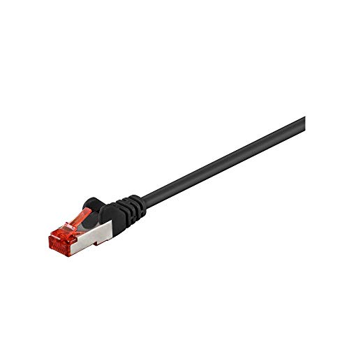 Goobay 68695 CAT 6 Patchkabel, S/FTP (PiMF), Schwarz von goobay