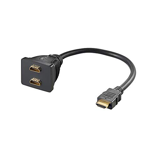 Goobay 68784 HDMI Kabeladapter, Vergoldet von goobay
