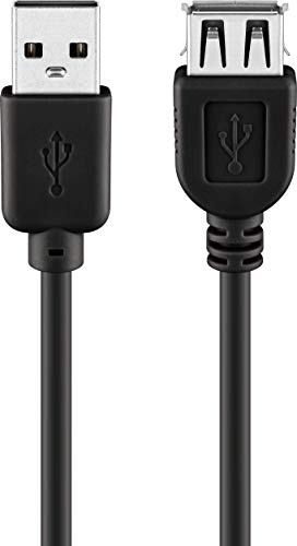 Goobay 68904 USB Stecker auf USB Buchse Verlängerung Kabel / Handy Ladekabel USB Typ A / Highspeed Datenkabel 480 Mbits / Schwarz / 3 Meter Goobay 68904 USB Stecker auf USB Buchse Verlängerung Kabel / Handy Ladekabel USB Typ A / Highspeed Datenkabel 480 Mbits / Schwarz / 3 Meter von goobay