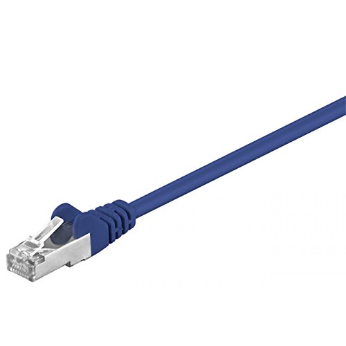 Goobay 69056 CAT 5e Patchkabel, SF/UTP, Blau von goobay