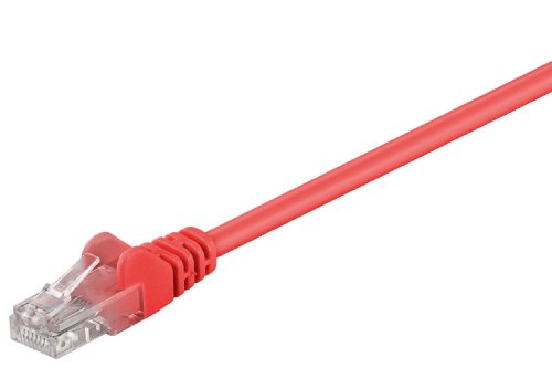 Goobay 69379 CAT 5e Patchkabel, U/UTP, Rot von goobay