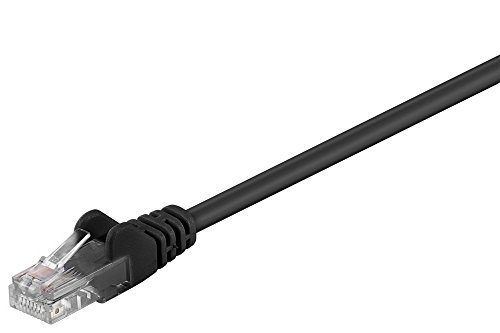 Goobay 69678 CAT 6 Patchkabel, U/UTP, Schwarz von goobay