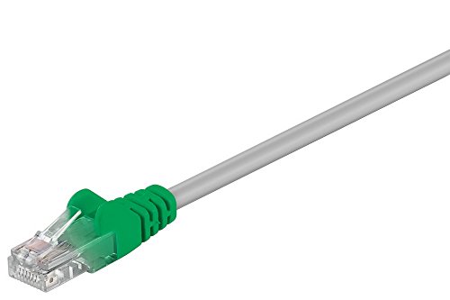 Goobay 69862 CAT 5e Crossover-Patchkabel, U/UTP, Grau-Grün von goobay