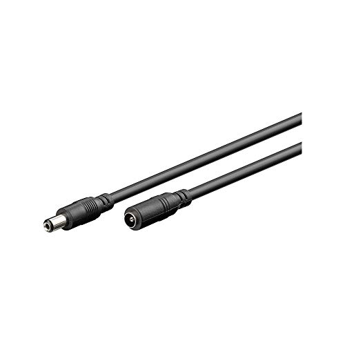 Goobay 71400 DC Netzkabel Verlängerungskabel 12V Netzteil DC Stecker auf DC Buchse 5,5 x 2,1 mm Kabel Verlängerung Netzanschlusskabel Stromkabel 10m von goobay