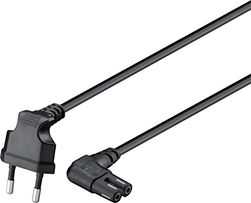 Goobay 73017 SONOS Euro Netzkabel 2 polig / C7 Buchse Typ C Eurostecker 90° Winkelstecker 230V / Eurokabel SONOS Play 1 & 5 Lautsprecher Schwarz 1m Goobay 73017 SONOS Euro Netzkabel 2 polig / C7 Buchse Typ C Eurostecker 90° Winkelstecker 230V / Eurokabel SONOS Play 1 & 5 Lautsprecher Schwarz 1m von goobay