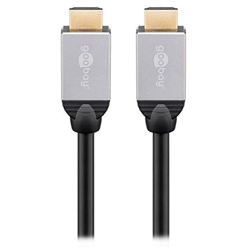 Goobay 75919 HighSpeed HDMI Anschlusskabel mit Ethernet HDMI-Stecker (Typ A) > HDMI-Stecker (Typ A), 5 Meter von goobay