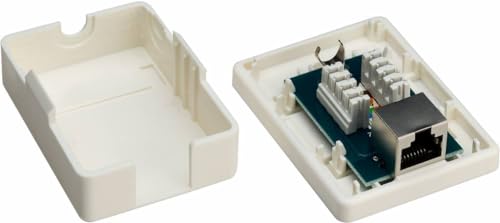 Goobay 77634 1-port RJ45 Anschlussdose, CAT 6, STP Goobay 77634 1-port RJ45 Anschlussdose, CAT 6, STP von goobay