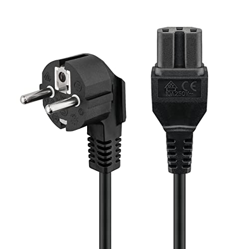 Goobay 93277 Warmgerätekabel mit C15 Buchse Netzkabel für Wärmeplatte / Stromkabel 3 polig / CEE Kabel Heißgerätestecker Warmgerätestecker Schwarz 2m Goobay 93277 Warmgerätekabel mit C15 Buchse Netzkabel für Wärmeplatte / Stromkabel 3 polig / CEE Kabel Heißgerätestecker Warmgerätestecker Schwarz 2m von goobay