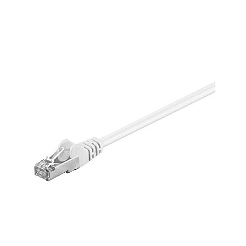 Goobay 93485 CAT 5e Patchkabel, SF/UTP, Weiß von goobay